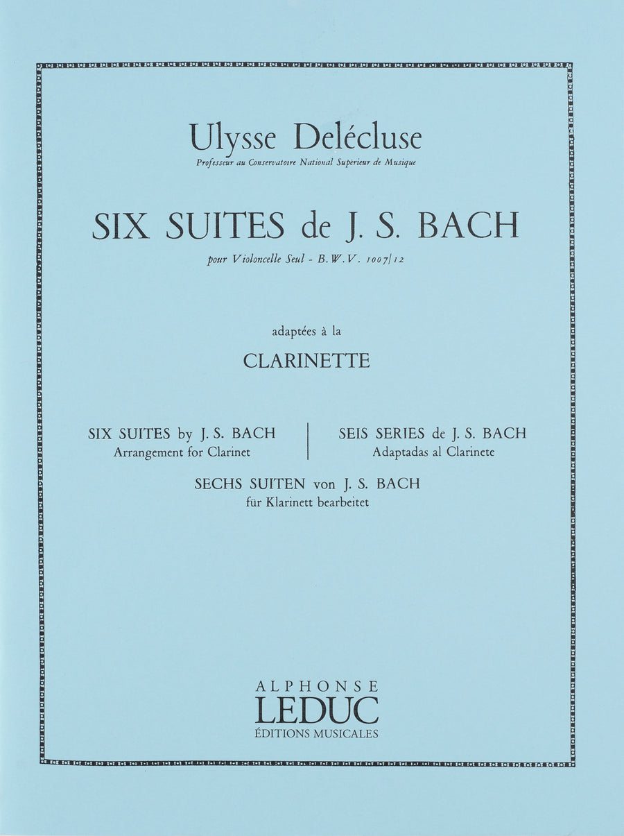 Bach (arr. Delecluse) - Six Suites
