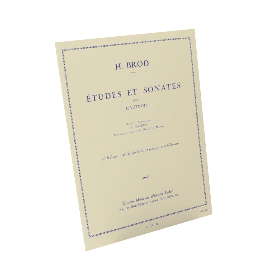Brod - Etudes et Sonates, Vol. 1