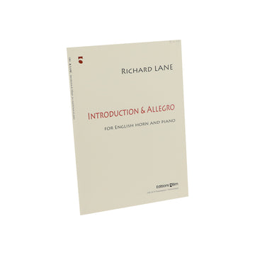 Lane, Richard - Introduction & Allegro for English Horn and Piano