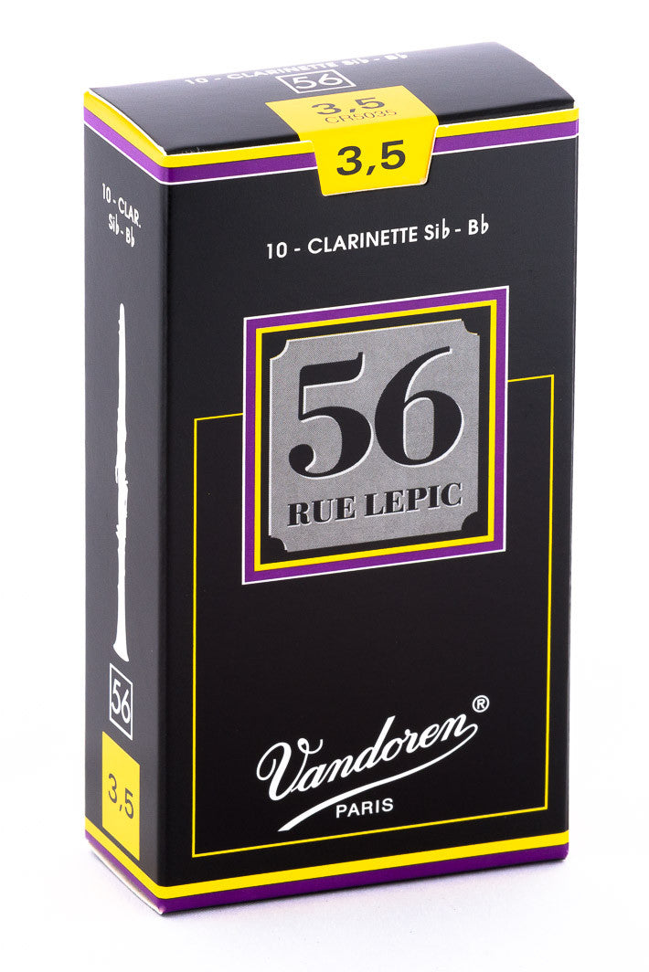 Vandoren 56 Rue Lepic B♭クラリネットリード 3 2箱 Vandoren 
