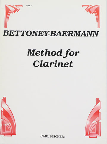 Bettoney-Baermann - Method for Clarinet, part 3