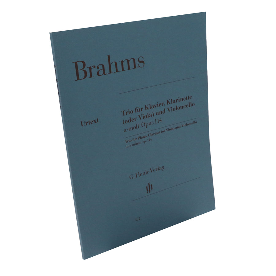 Brahms - Trio for Piano, Clarinet (or Viola) and Violoncello in a minor, Op. 114 (Henle Edition)