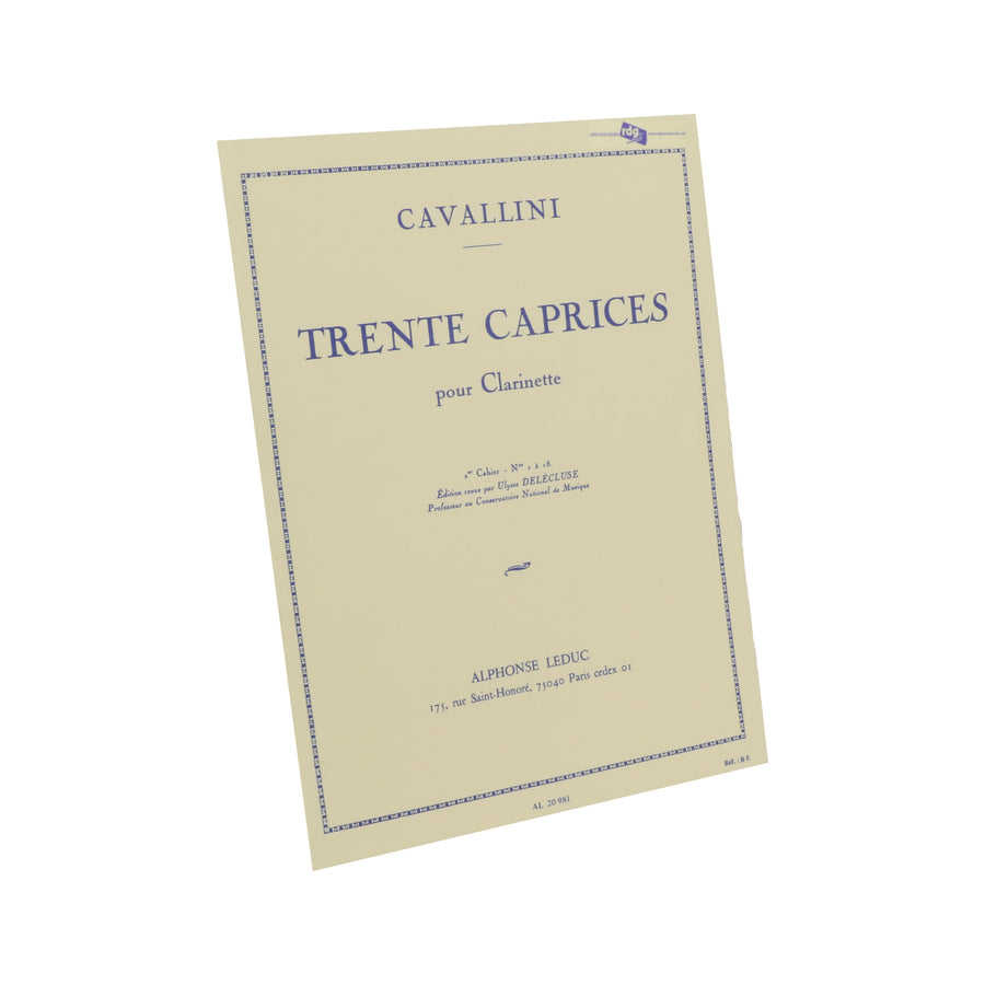 Cavallini - 30 Caprices, Book 1