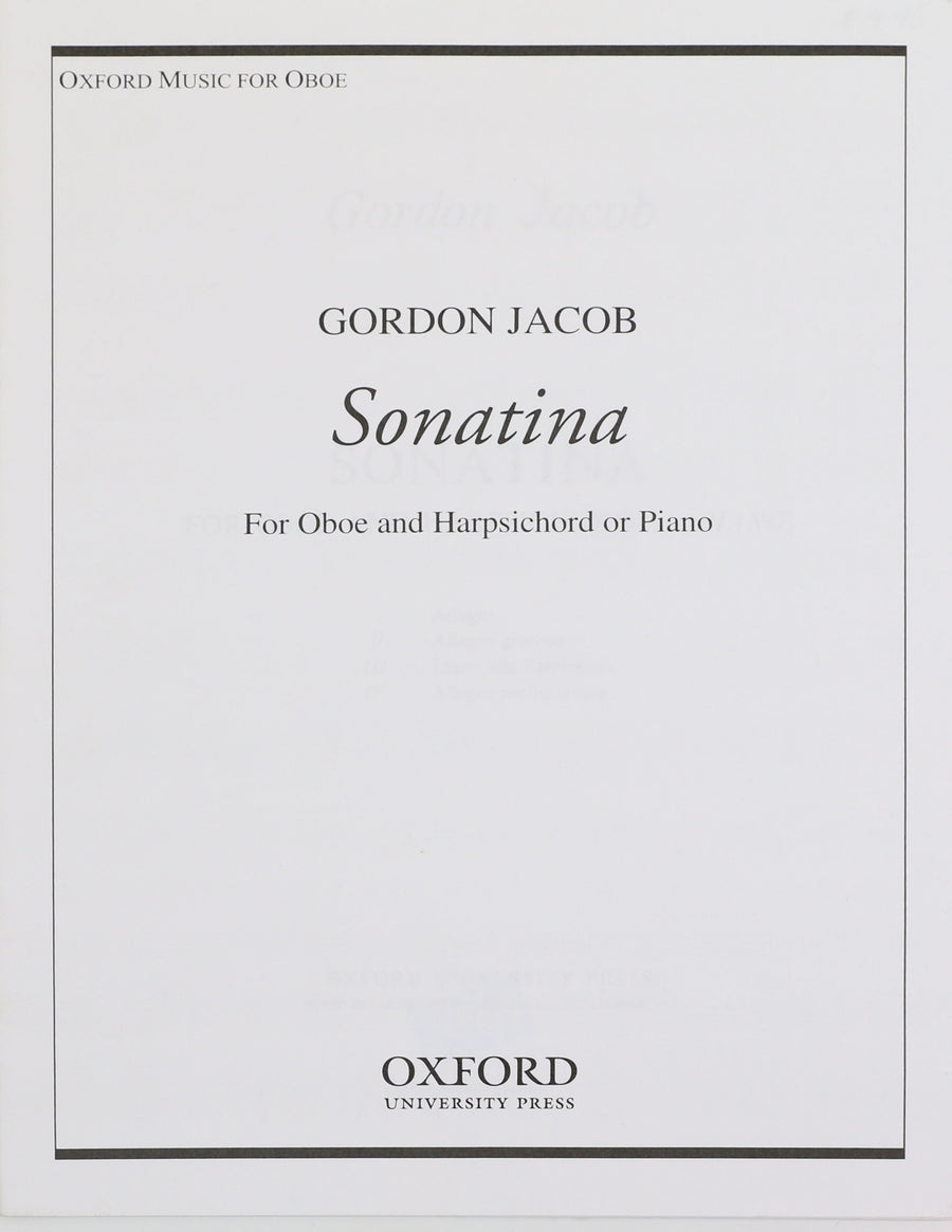Jacob, Gordon - Sonatina