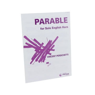 Persichetti - Parable for Solo English Horn