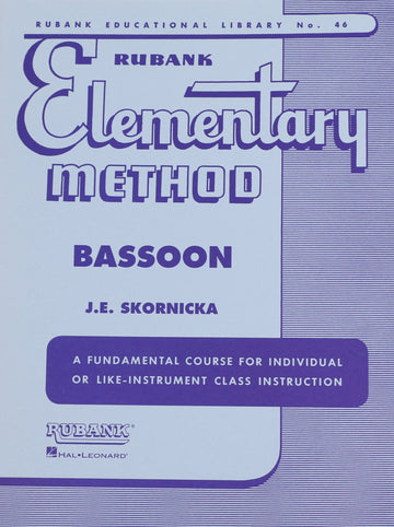 Rubank - Elementary Method for Bassoon