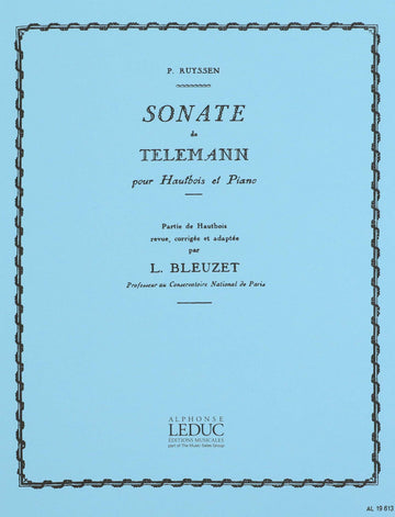 Telemann/Bleuzet, L. - Sonate of Telemann