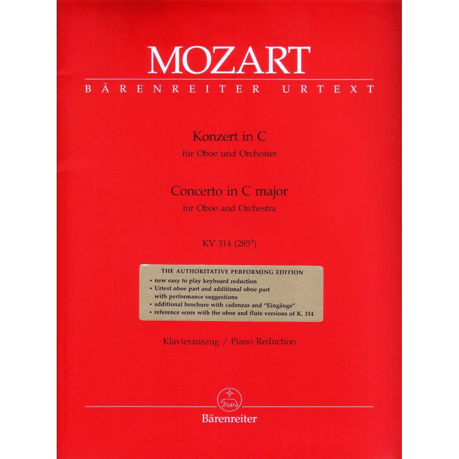 Mozart - Concerto in C Major for Oboe (Barenreiter)