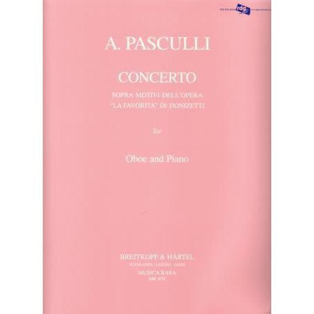 Pasculli - Concerto on themes from 