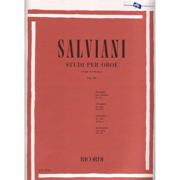Salviani - Etudes, Vol. 3