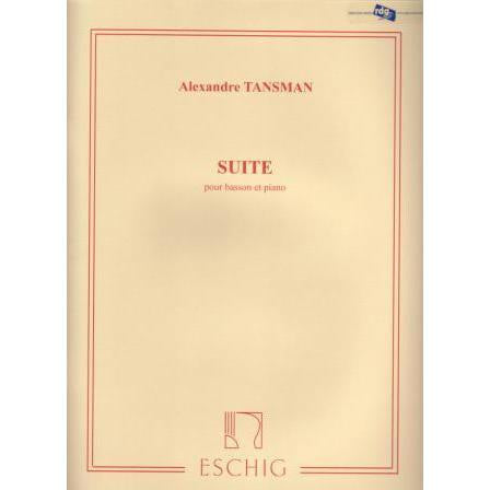 Tansman - Suite for Bassoon and Piano